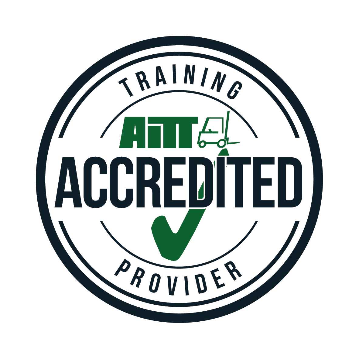 Association of Industrial Truck Trainers (AITT) Accredited Training Provider Stamp